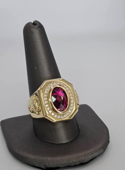 Anillo Piedra Roja