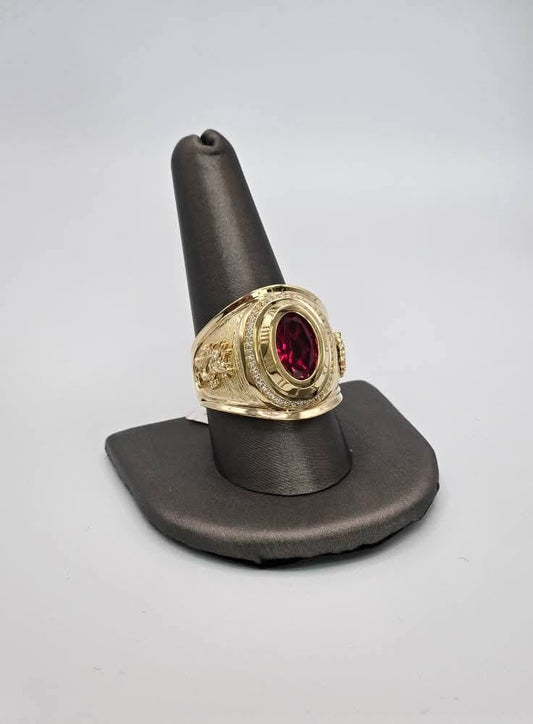 Anillo Piedra Roja